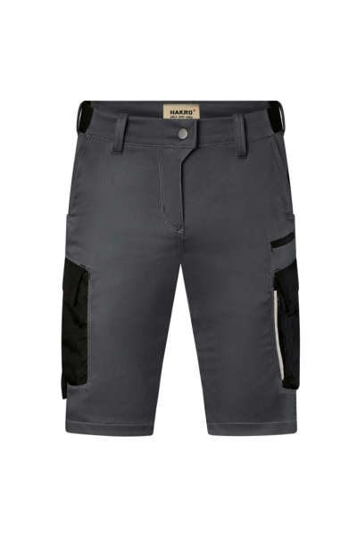 HAKRO- Worker-Performance-Shorts ECO, Farbe: karbongrau