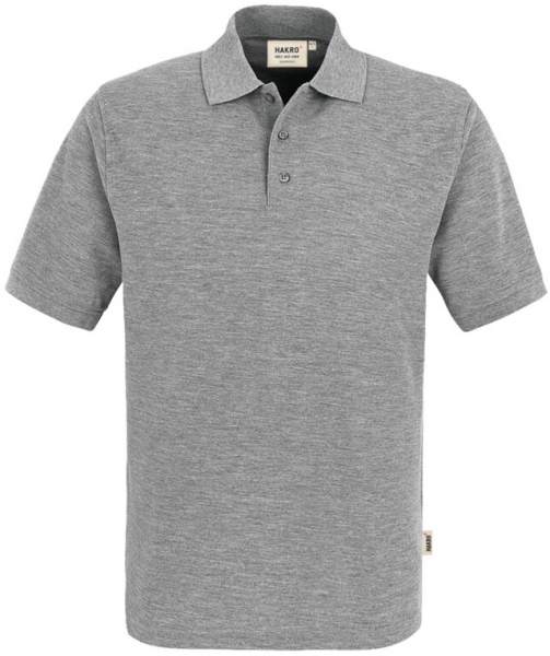 HAKRO-Poloshirt, Arbeits-Berufs-Polo-Shirt, Top, grau-meliert