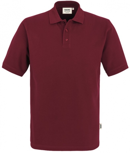 HAKRO-Poloshirt, Arbeits-Berufs-Polo-Shirt, Top, weinrot