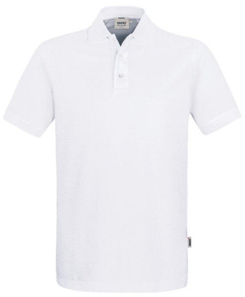 HAKRO-Premium-Poloshirt, Arbeits-Berufs-Polo-Shirt, Pima-Cotton, wei