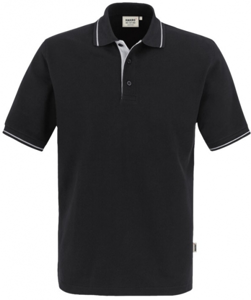 HAKRO-Poloshirt, Arbeits-Berufs-Polo-Shirt, Casual, schwarz
