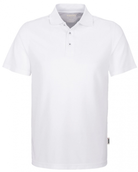 HAKRO-Poloshirt, Arbeits-Berufs-Polo-Shirt, CoolmaxÂ®, weiß