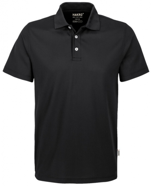 HAKRO-Poloshirt, Arbeits-Berufs-Polo-Shirt, CoolmaxÂ®, schwarz
