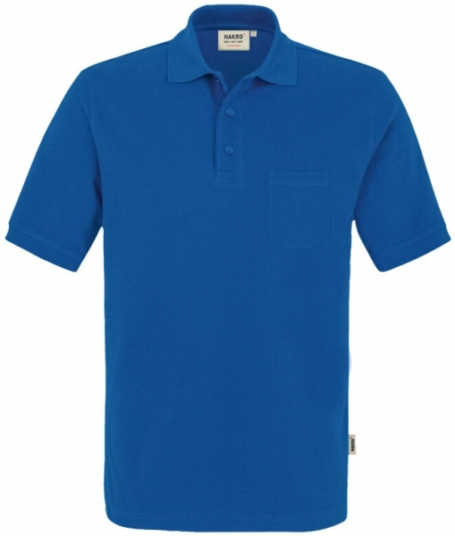 HAKRO-Pocket-Poloshirt, Arbeits-Berufs-Polo-Shirt, Performance, royal