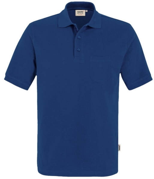 HAKRO-Pocket-Poloshirt, Arbeits-Berufs-Polo-Shirt, Performance, ultramarinblau