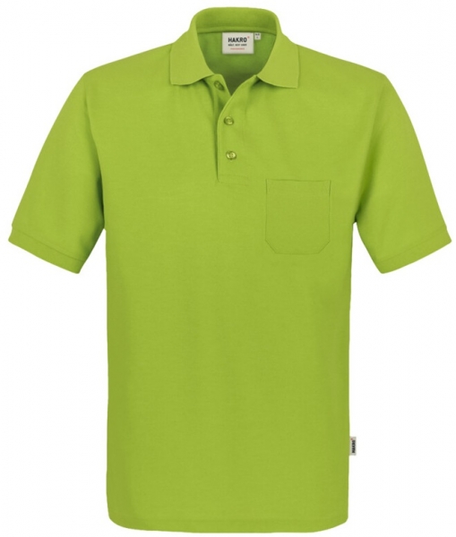HAKRO-Pocket-Poloshirt, Arbeits-Berufs-Polo-Shirt, Performance, kiwi