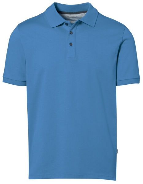 HAKRO-Poloshirt, Arbeits-Berufs-Polo-Shirt, Cotton-Tec, malibu-blue