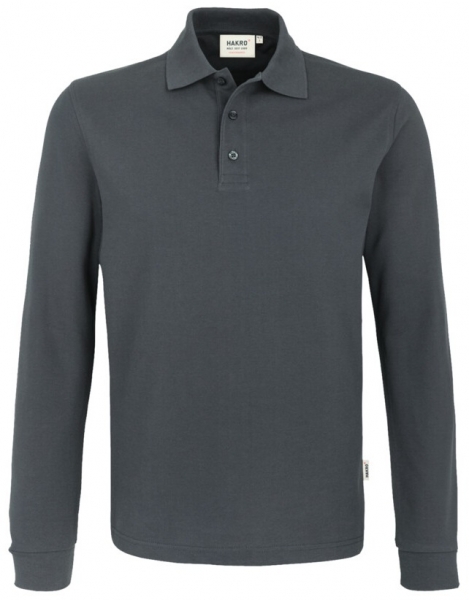 HAKRO-Longsleeve-Poloshirt, Arbeits-Berufs-Polo-Shirt, Performance, anthrazit