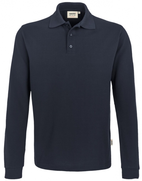 HAKRO-Longsleeve-Poloshirt, Arbeits-Berufs-Polo-Shirt, Performance, tinte