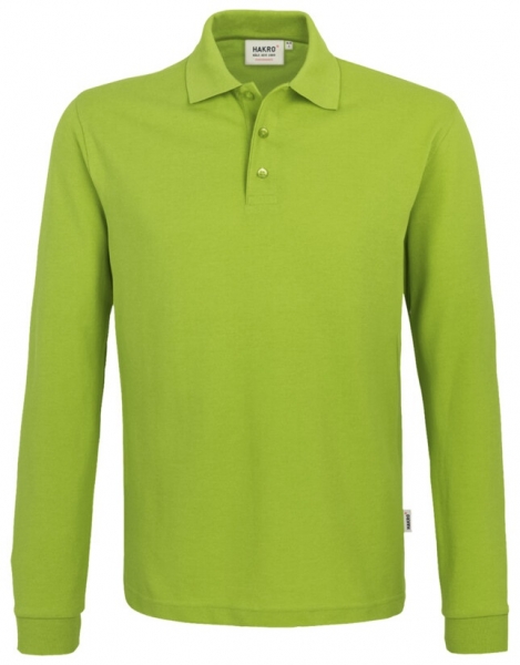 HAKRO-Longsleeve-Poloshirt, Arbeits-Berufs-Polo-Shirt, Performance, kiwi