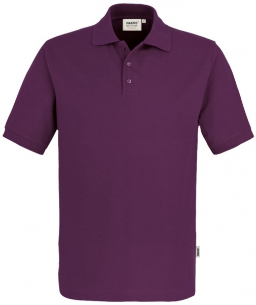 HAKRO-Poloshirt, Arbeits-Berufs-Polo-Shirt, Performance, aubergine