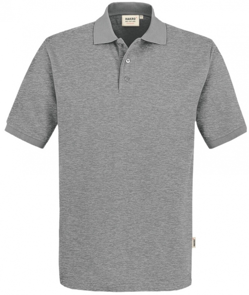 HAKRO-Poloshirt, Arbeits-Berufs-Polo-Shirt, Performance, grau-meliert