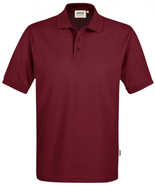 HAKRO-Poloshirt, Arbeits-Berufs-Polo-Shirt, Performance, weinrot