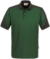 HAKRO-Poloshirt, Arbeits-Berufs-Polo-Shirt, Contrast, Performance, 200 g / m, tanne/anthrazit