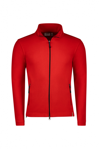 HAKRO Fleecejacke ECO, langarm, 230 g/m, rot