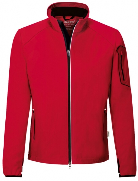 HAKRO-Light-Softshell-Arbeits-Berufs-Jacke, Brantford, rot