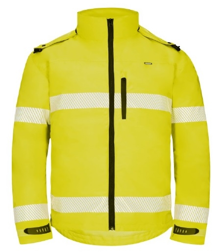 KIND-Wetterschutz-Warn- und Wetterschutzjacke, SLIGHT, warngelb