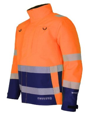 KIND-lamigard Multifunktionsschutz-Warn-Jacke, FA 4000 SUPRA 2.0 WG/NA, o. Wrmfutter, warnorange/navy