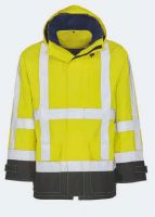 KIND-Warn-Schutz, Arbeits-Berufs-Jacke, SCOPE, warngelb/schwarz