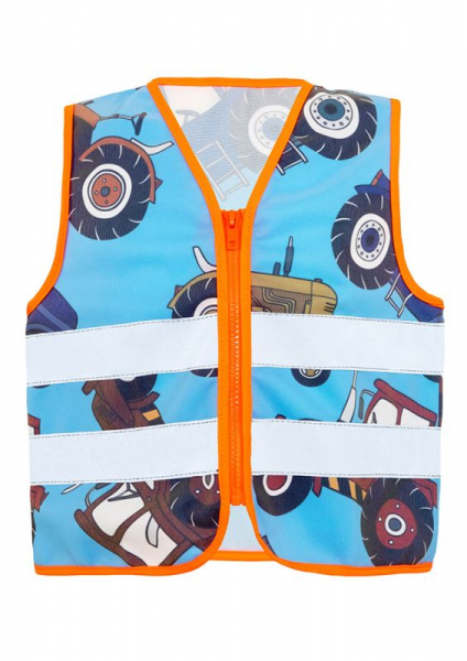 KORNTEX-Kinder Warnweste Action Rescue Rangers, CO2 neutral, Farbe: blau