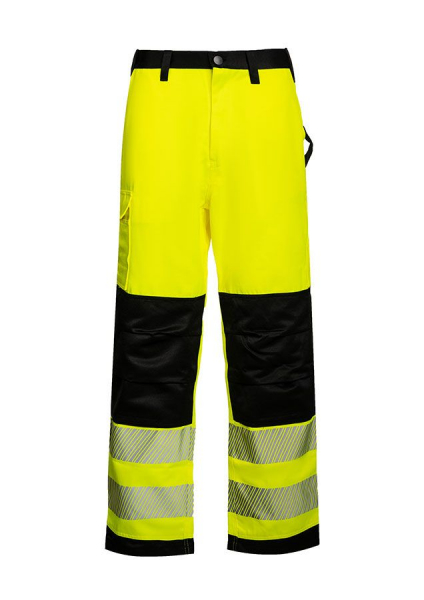 KORNTEX-EOS Hi-Vis Hose mit schwarzen Partien, signal-gelb/schwarz