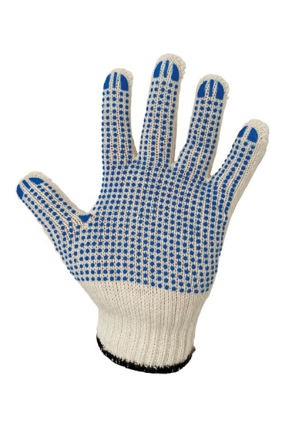 KORNTEX-Grobstrickhandschuh Bursa - natur, blaue Noppen