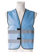 KORNTEX-Kinder-Warnschutz-Funktionsweste, sky blue