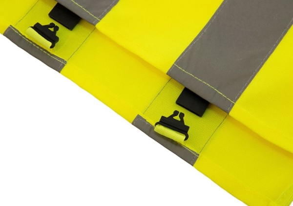 Korntex� Kinder Warnponcho mit Anti-Strangulations-System �Koge� - Signal Gelb