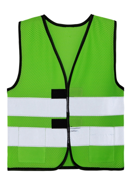 Korntex® Kinder Mesh Warnweste „Korfu” - Neongrün
