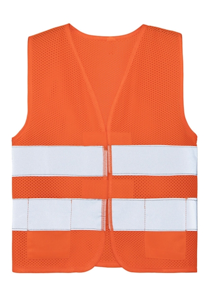 Korntex® Kinder Mesh Warnweste „Korfu” - Signal-Orange