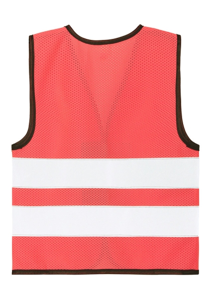 Korntex� Kinder Mesh Warnweste �Korfu� - Neonpink