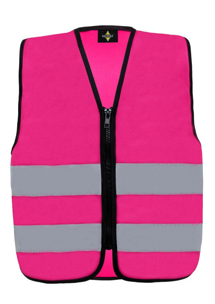 KORNTEX-Kinder-Warnschutzweste Aalborg, Farbe: magenta