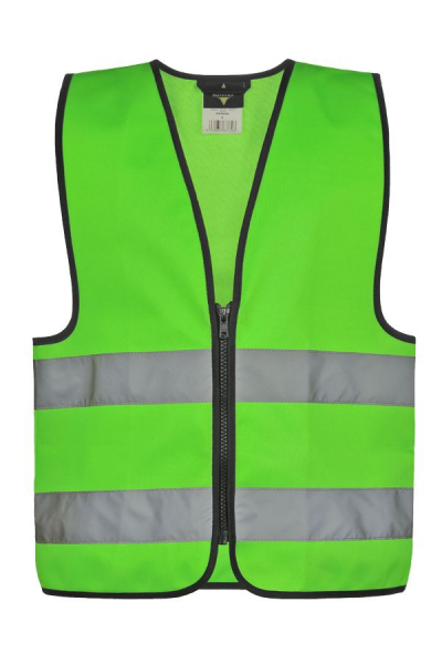 KORNTEX-Kinder-Warnschutzweste Aalborg, Farbe: neongrn
