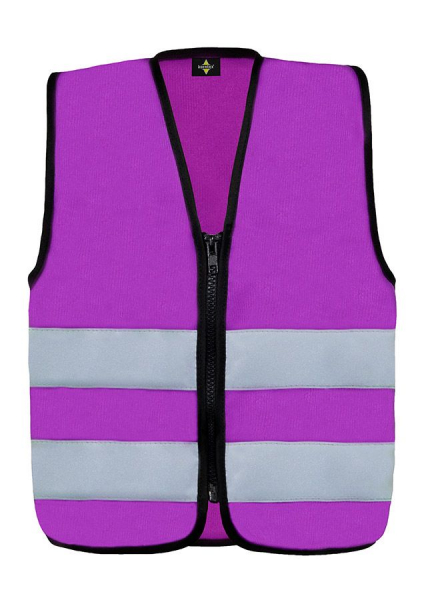 KORNTEX-Kinder-Warnschutzweste Aalborg, Farbe: violett
