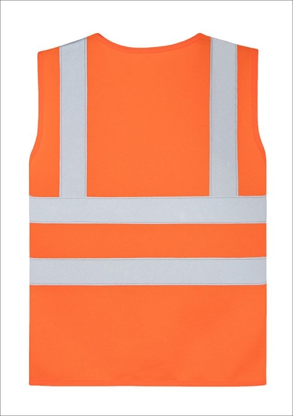 Korntex� Kinderwarnweste Esbjerg - Vier Reflexstreifen - Signal-Orange