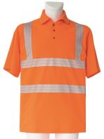 KORNTEX-Warn-Schutz-Poloshirt, Broken reflective, orange