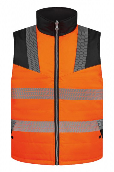 KORNTEX-HI-Vis 2in1 Softshell Bodywarmer Elbrus, signal-orange