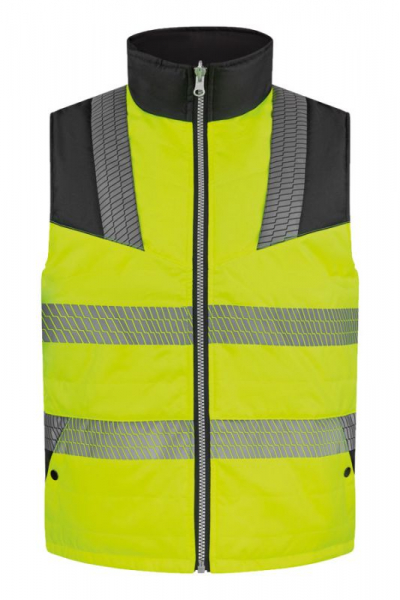 KORNTEX-HI-Vis 2in1 Softshell Bodywarmer Elbrus, signal-gelb