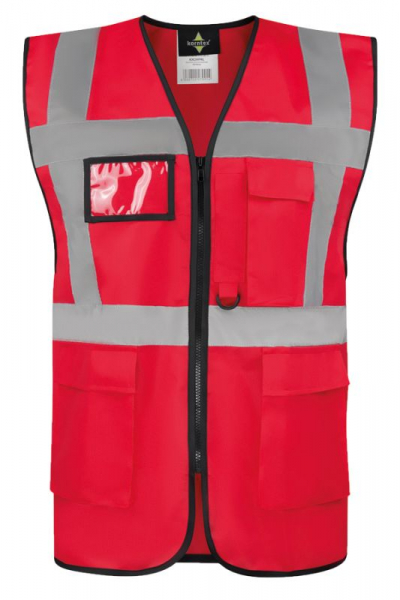 KORNTEX-Comfort Executive Multifunctional Safety Weste Hamburg, rot