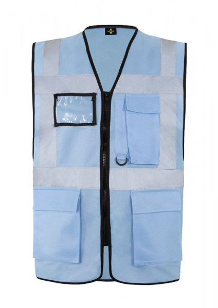 KORNTEX-Comfort Executive Multifunctional Safety Weste Hamburg, himmelblau