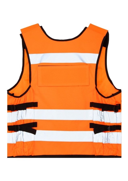 Korntex� Tactical Warnweste �Stammheim� - Elastischer Bund und 360� Sichtbarkeit - Signal Orange