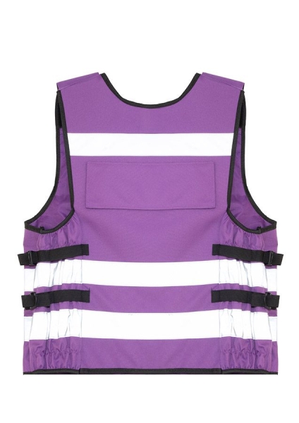 Korntex� Tactical Warnweste �Stammheim� - Elastischer Bund und 360� Sichtbarkeit - Violett