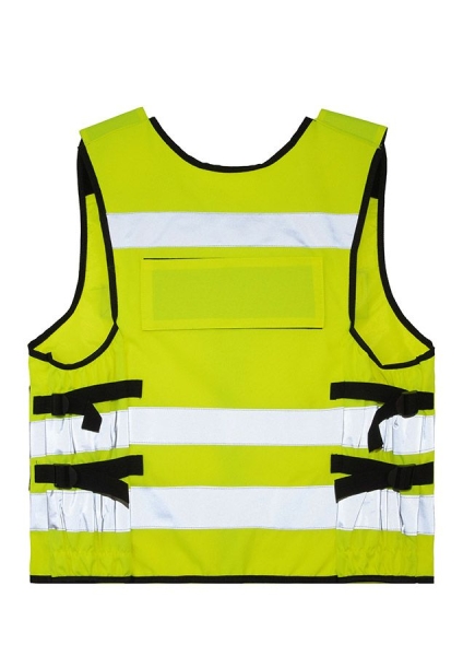 Korntex� Tactical Warnweste �Stammheim� - Elastischer Bund und 360� Sichtbarkeit - Signal Gelb