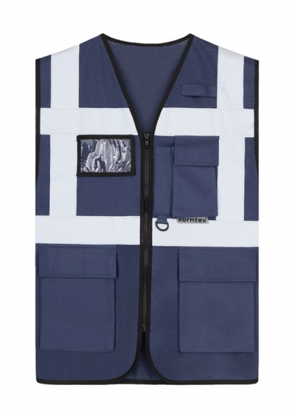 KORNTEX-Mesh Multifunktionsweste Athens, marineblau