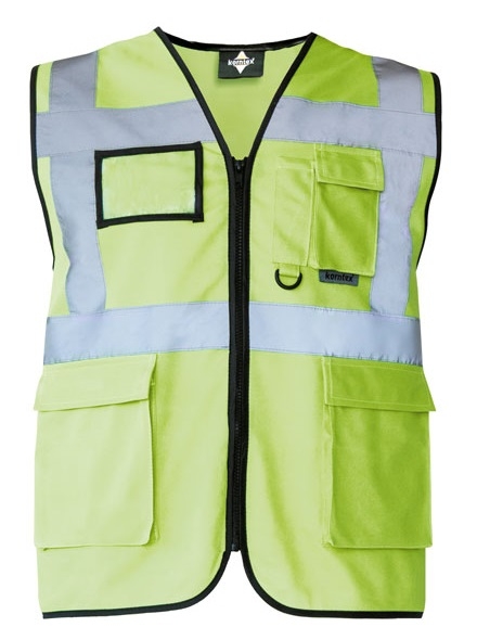 KORNTEX-Mulit-Funktions-Warnschutzweste, lime green