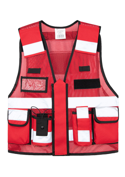 KORNTEX-Mesh Tactical Weste Sparta - Farbe: Rot