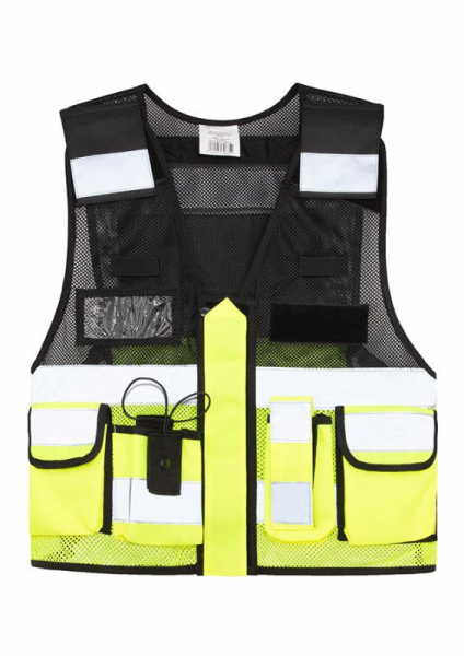 KORNTEX-Mesh Tactical Weste Sparta - Farbe: Gelb/Schwarz