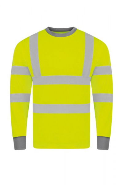 KORNTEX-Hi-Vis Poly-Cotton Long Sleeve Murcia, signal-gelb