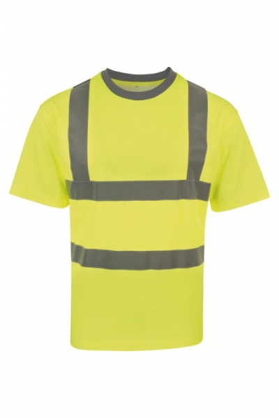 KORNTEX-Hi-Vis Poly-Cotton Shirt Barcelona, signal-gelb