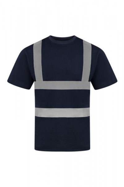 KORNTEX-Hi-Vis Poly-Cotton Shirt Barcelona, marineblau